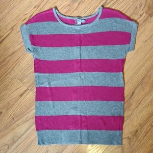 VGUC Super cute striped dolman style shirt